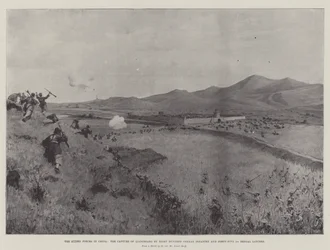 Die alliierten Streitkräfte in China, die Eroberung von Lianghiang durch achthundert deutsche Infanteristen und fünfundvierzig 1. Bengalische Lanzenreiter